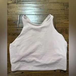 Athleta Pink Crop Tank / Sports Bra Size XL